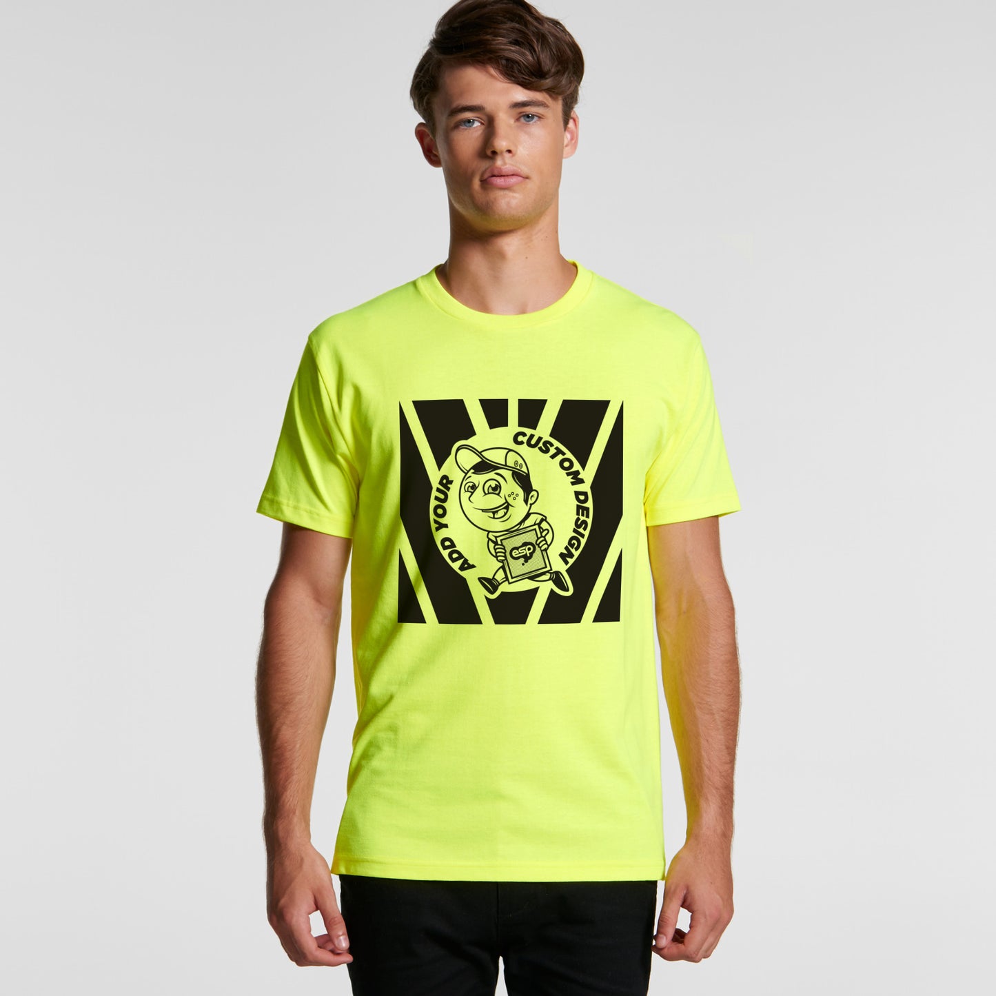 MENS BLOCK SAFETY TEE | 5050F