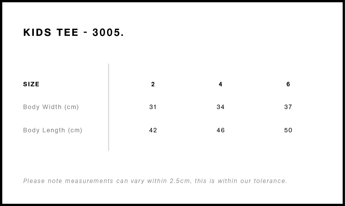 KIDS STAPLE TEE - 3005/3006
