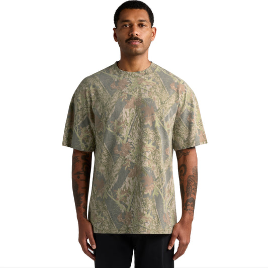 MENS HEAVY FADED CAMO TEE | 5082C