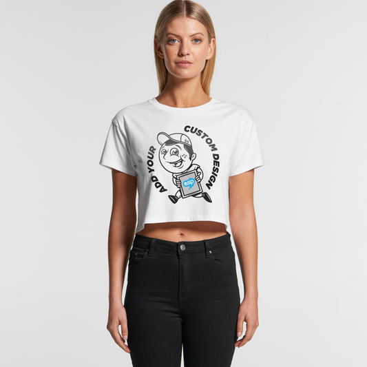 WO'S CROP TEE - 4062