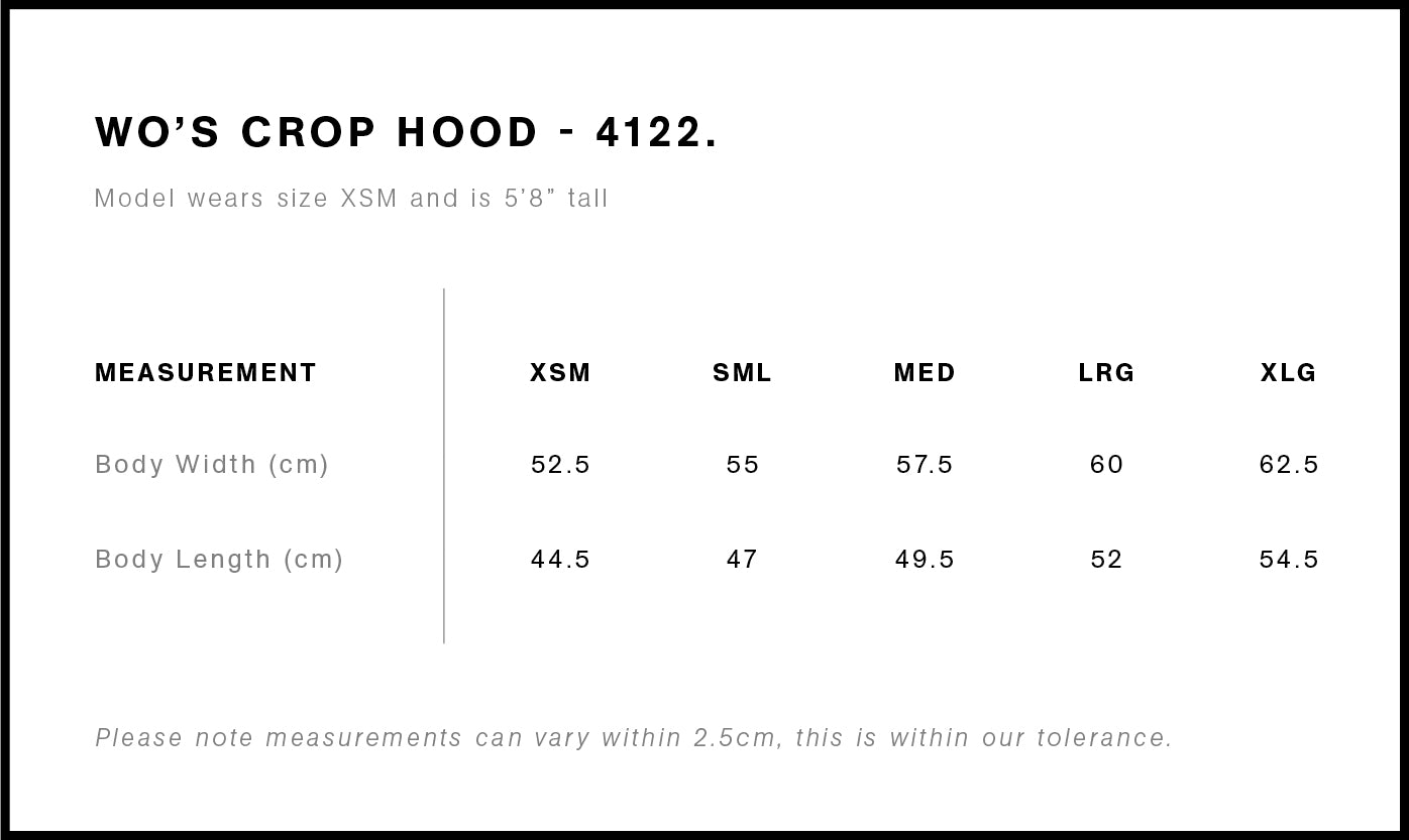 WO'S CROP HOOD - 4122